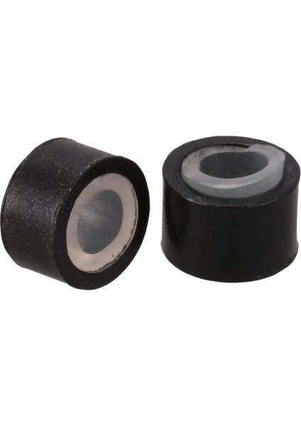 I Stick Saç Uzatma Kurulumu ve Tüyler Için 500 Adet Siyah 5mm Silikon Astarlı Halka Bağlantılar Boncuk (Yurt Dışından)