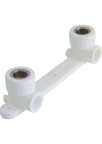 PP ÇİFTLİ BATARYA BAĞLANTISI Q20X1/2 BEYAZ