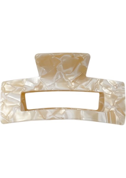 Asetik Asit Saç Pençeleri Kadın Sadelik Saç Tokası Moda Zarif Headdress Mermer Doku Saç Parçaları Stil B (Yurt Dışından)