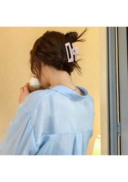 Asetik Asit Saç Pençeleri Kadın Sadelik Saç Tokası Moda Zarif Headdress Mermer Doku Saç Parçaları Stil B (Yurt Dışından) fiyatları