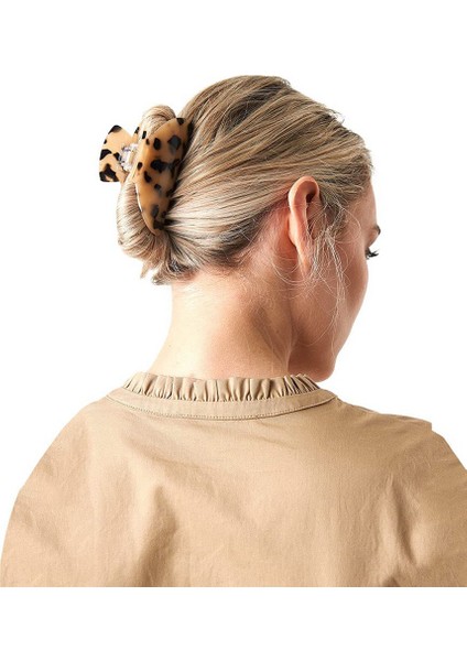 Saç Pençe Muz Klipler Kaplumbağa Tokalarım Selüloit Leopar Baskı Moda Aksesuarları Kadın Kızlar Için Stil B (Yurt Dışından) modelleri
