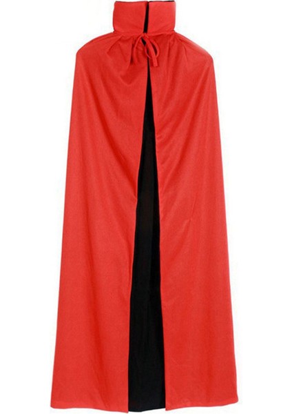 2pcs Cadılar Bayramı Vampir Pelerini, Cadılar Bayramı Yetişkin Cosplay Için Geri Dönüşümlü Kapüşonlu Vampir Pelerini, Siyah ve Kırmızı 5ft A (Yurt Dışından)