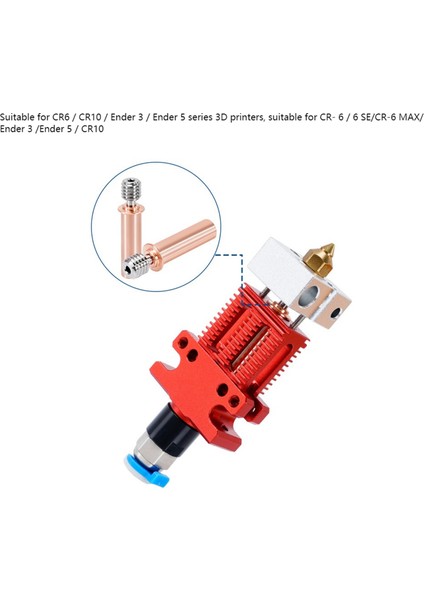 3D Yazıcı Yüksek Sıcaklık M6 Titanyum Alaşımlı Boğazı Yükseltme - 6/6 Se/-6 Max/ 3/5/CR10 (Yurt Dışından)