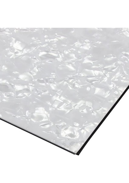 3 Katlı Pvc Pickguard Malzeme Levhası Dıy Kesilmemiş 16.9X11.4X0.09 In, Inci Beyazı (Yurt Dışından)