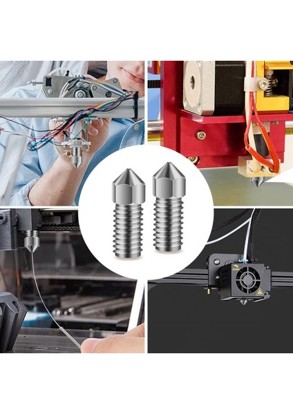 3 Adet 3D Yazıcı Parçaları Ekstruder Baskı Kafası Aşınmaya Dayanıklı Metal Püskürtücü Paslanmaz Çelik Meme Ankermake Için Geçerli (Yurt Dışından)