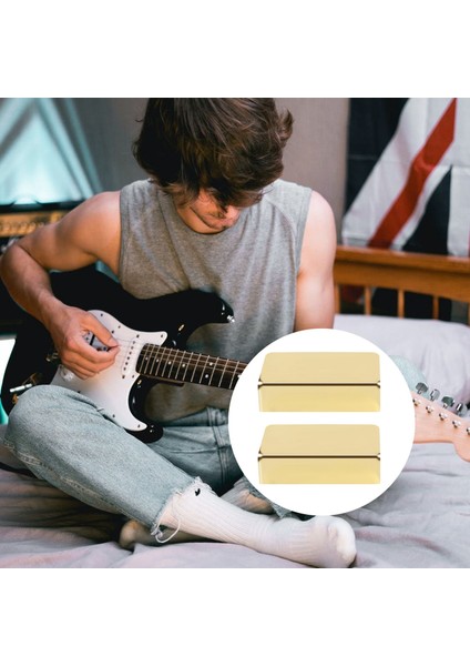 Gitar Humbucker Pikap Kapakları Lp Elektro Gitar Altın Için Dayanıklı Gitar Pikap Kapakları (Yurt Dışından) fiyatları