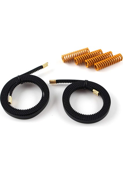 Açık Döngü Triger Kayışı Kauçuk Gt2 x Ekseni 765X6MM Y Ekseni 720X6MM Kayış 4 Adet Sıcak Yatak Yayları Için 3 (Yurt Dışından)