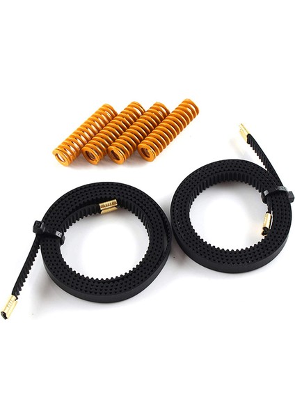 Açık Döngü Triger Kayışı Kauçuk Gt2 x Ekseni 765X6MM Y Ekseni 720X6MM Kayış 4 Adet Sıcak Yatak Yayları Için 3 (Yurt Dışından)