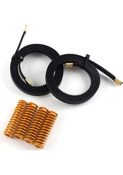 Açık Döngü Triger Kayışı Kauçuk Gt2 x Ekseni 765X6MM Y Ekseni 720X6MM Kayış 4 Adet Sıcak Yatak Yayları Için 3 (Yurt Dışından)