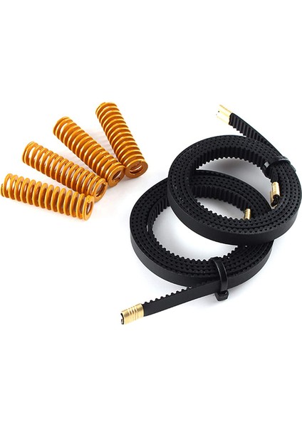 Açık Döngü Triger Kayışı Kauçuk Gt2 x Ekseni 765X6MM Y Ekseni 720X6MM Kayış 4 Adet Sıcak Yatak Yayları Için 3 (Yurt Dışından)