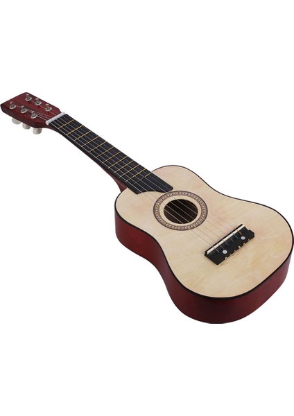 25 Inç Ihlamur Ağacı Akustik Gitar 6 Strings Küçük Mini Gitar Gitar Seçim Dizeleri ile Çocuklar Için Başlangıç (Yurt Dışından)
