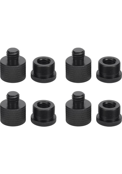 8 Adet Mikrofon Dişi Adaptör Seti 5/8 Dişi - 3/8 Erkek ve 3/8 Dişi - 5/8 Erkek Vida Adaptör Dişi Micr Standı Montajı (Yurt Dışından)