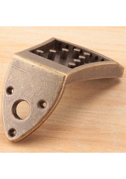 Bronz Metal Üçgen Mandolin Kuyruk Parçası Parçaları 8 Dize Kemerli Üst Mandoline Değiştirme (Yurt Dışından)