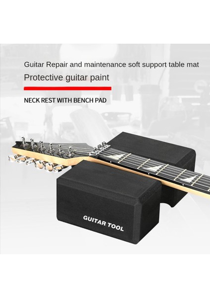 Gitar Boyun Desteği Gitar Boyun Beşiği Destek Yastığı Yaylı Enstrüman Tamir Bakım Aracı Gitar Ukuleles Iş Istasyonu (Yurt Dışından) fırsatları