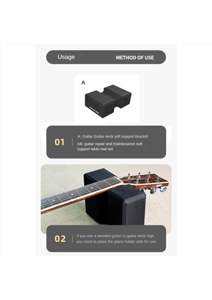 Gitar Boyun Desteği Gitar Boyun Beşiği Destek Yastığı Yaylı Enstrüman Tamir Bakım Aracı Gitar Ukuleles Iş Istasyonu (Yurt Dışından) indirimleri