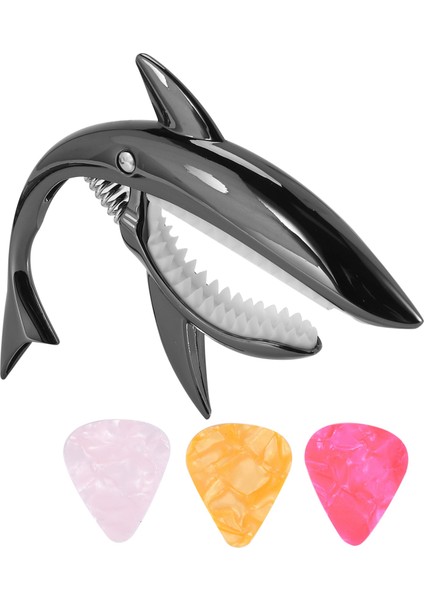 Akustik Elektrik Klasik Gitarlar ve Bas Ukulele Capo Için Gitar Capo Çinko Alaşımlı Capo Seçim, Siyah (Yurt Dışından) fiyatları