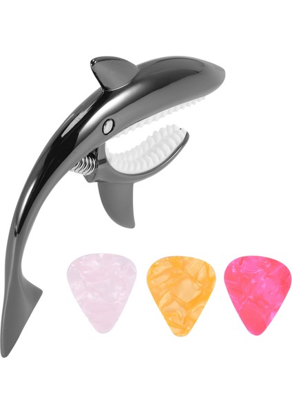 Akustik Elektrik Klasik Gitarlar ve Bas Ukulele Capo Için Gitar Capo Çinko Alaşımlı Capo Seçim, Siyah (Yurt Dışından) modelleri