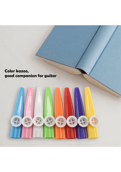24 Parça Plastik Kazoos 8 Renkli Müzik Aleti, Gitar, Ukulele, Keman, Piyano Klavyesi Için Iyi, Müzik Severler Için Harika Hediye (24 Adet) (Yurt Dışından) modelleri