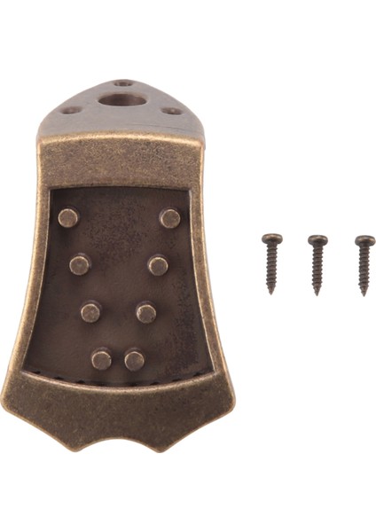 Bronz Metal Üçgen Mandolin Kuyruk Parçası Parçaları 8 Dize Kemerli Üst Mandoline Değiştirme (Yurt Dışından) fiyatları