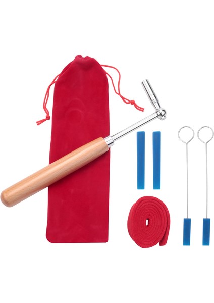 Profesyonel Taşınabilir Kolu Hünnap Piyano Akordu Tuner Dilsiz ve Durumda Piyano Akordu Kolu Araçları Kiti Dilsiz Çekiç Diy Set Piyano Parçası (Yurt Dışından)