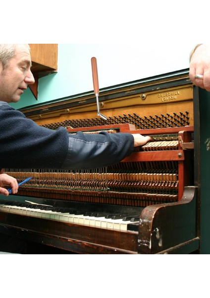Profesyonel Taşınabilir Kolu Hünnap Piyano Akordu Tuner Dilsiz ve Durumda Piyano Akordu Kolu Araçları Kiti Dilsiz Çekiç Diy Set Piyano Parçası (Yurt Dışından)