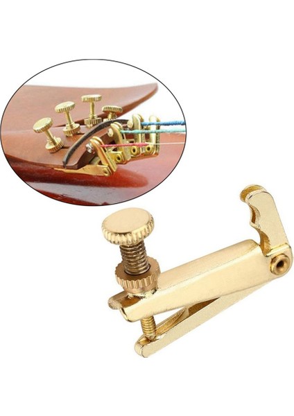 4 Adet Keman Dize Tuner Ince Tuner Ayarlayıcı Parçaları Fit 3/4 - 4/4 Keman Keman Aksesuarları Siyah (Yurt Dışından)