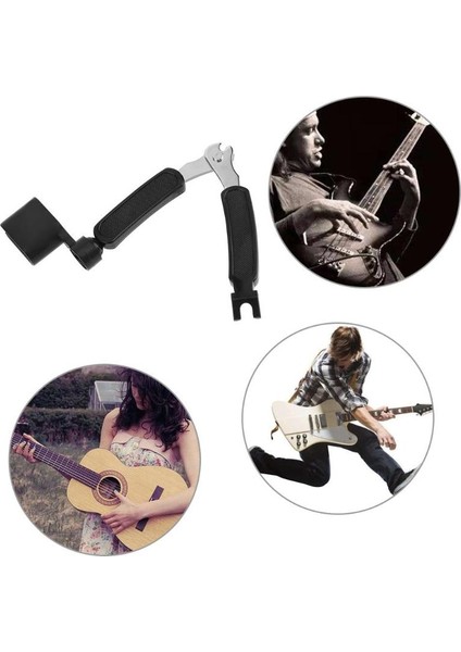 3 In 1 Çok Fonksiyonlu Gitar Aksesuarları Gitar Peg Dize Sarıcı + Dize Pin Çektirme + Dize Kesici Gitar Bakımı Için Dropship (Yurt Dışından)