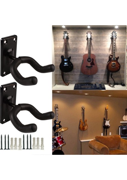 Gitar Askı Kancası Duvara Montaj Olmayan Tutucu Standı Gitar Ukulele Keman Enstrüman Aksesuarları (Yurt Dışından)