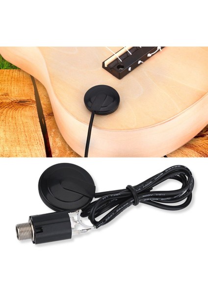 Gitar Keman Ukulele Mandolin Için Akustik Gitar Pikap Piezo Dönüştürücü (Yurt Dışından)