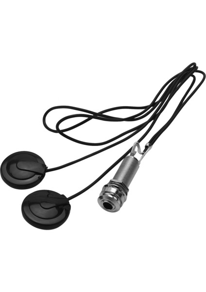21-Inches Tel Uzunluğu 1/4 Inç Çıkış Jakı 2 In 1 Piezo Pikap Disk Dönüştürücü Gitar Keman Ukulele Mandolin Banjo Çello (Kapaklı) (Yurt Dışından)