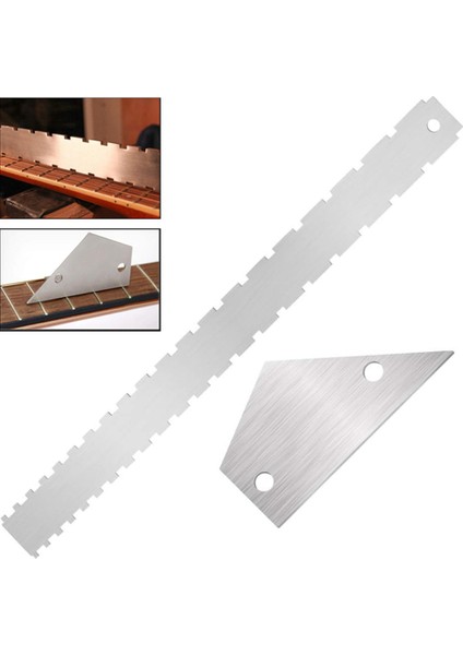 Gitar Luthier Ölçme Aracı Kiti Gitar Teli Cetvel Alt Dize Yarıçapı Ölçer Gitar Tamir Araçları Gitar Aksesuarları (Yurt Dışından)