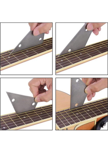 Gitar Luthier Ölçme Aracı Kiti Gitar Teli Cetvel Alt Dize Yarıçapı Ölçer Gitar Tamir Araçları Gitar Aksesuarları (Yurt Dışından)