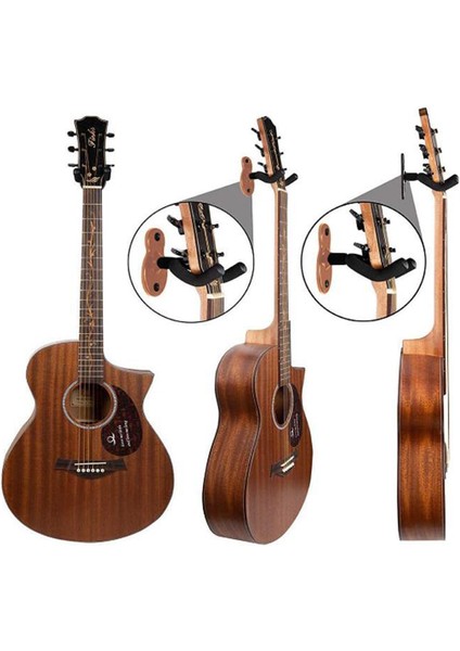 2 Paket Gitar Askısı Gitar Duvar Montaj Askıları Gitar Kancası Elektrik Akustik ve Bas Gitar (Yurt Dışından)