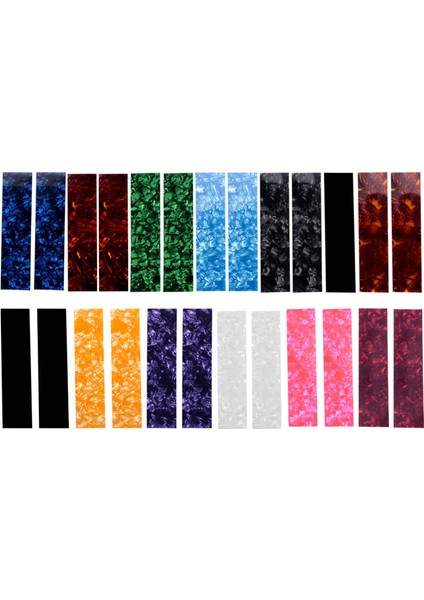 Dıy Gitar Seçim Punch Sayfaları Müzisyenler Selüloit Gitar Seçim Şeritleri Üç Kalınlığı 0.46/0.71/0.96 cm Rastgele Renk (Yurt Dışından)