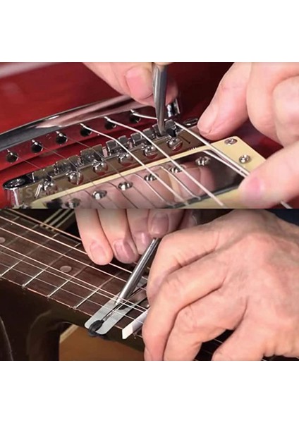 3 Adet Set Gitar Fret Taçlandırma Dosyaları Gitar Köprüsü Eyer Somun Dosyaları Onarım Luthier Araçları Elektrik Akustik Gitar Için (Yurt Dışından) indirimleri