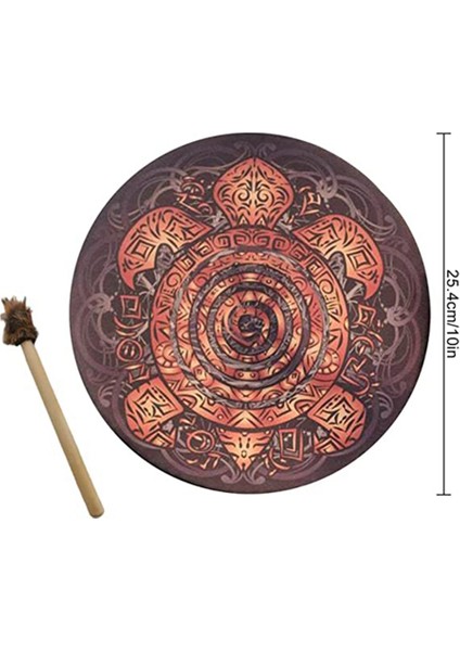 Şamanik Davullar, Bagetli 10 Inçlik Ağaç Dekoratif Tasarım, Ruhsal Müzik Için Ses Şifacı Şamanik Davullar (Yurt Dışından) fiyatları