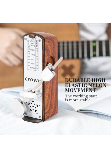 Piyano Gitar Için Taşınabilir Mini Mekanik Metronom Evrensel Metronom (Yurt Dışından)