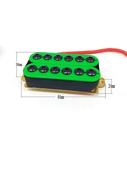 Şemsiye Kafa Iç Altıgen Pikap Stsq Dört Çekirdekli Çift Çift Bobin High-End Elektro Gitar Pikap 50 52 (Yurt Dışından)