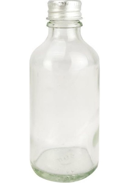 6’lı 50 ml Gümüş Metal Kapaklı Cam Zencefil Shot Şişesi Söz Nişan Hediyelik Kolonya Şişesi