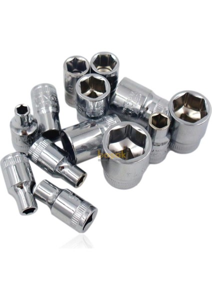 4 - 14MM 1/4" Raylı 13 Parça Lokma Anahtar Takımı C02-RH13