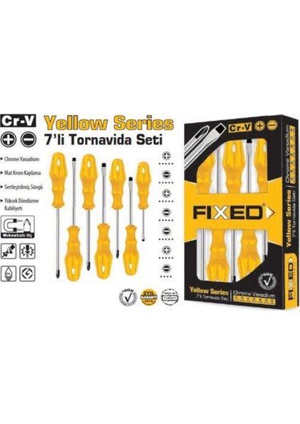 7 Li Tornavida Seti (Yellow Serıes)