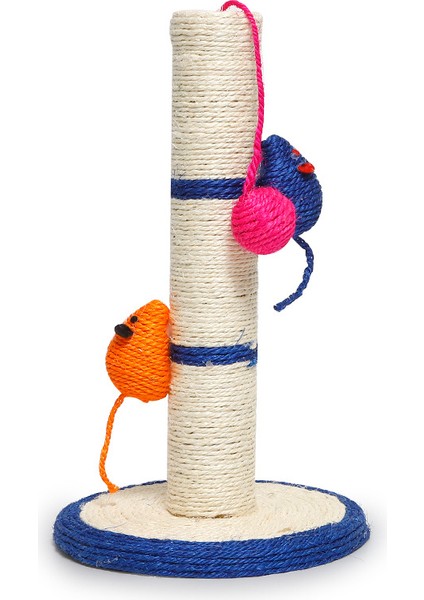 Sisal Clown Multi Headed Pillar Cat Crawl (Yurt Dışından)