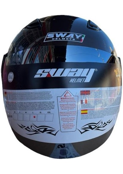 Sw 700 Motosiklet Kahverengi Yarım Kask
