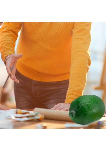 8 Paket Yapay Limon Meyve Vazo Dolgu Ev Mutfak Parti Dekorasyonu Için, Sarı ve Yeşil (Yurt Dışından)