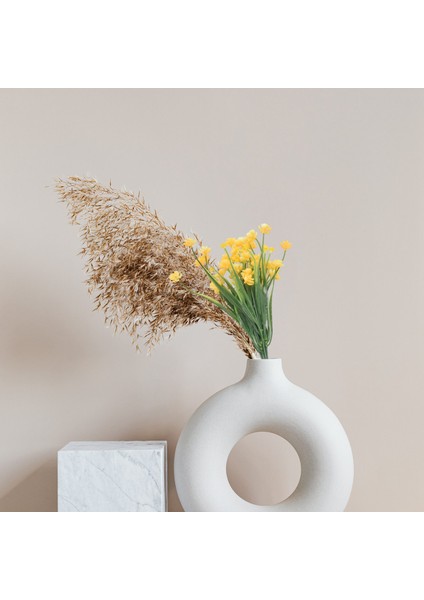 8 Adet Açık Uv Dayanıklı Bitkiler, 8 Şube Sahte Plastik Yeşillik Çalılar Bitkiler Kapalı Dış Asılı Ekici Mutfak Ev Düğün Ofis Bahçe Dekor Sarı (Yurt Dışından) modelleri