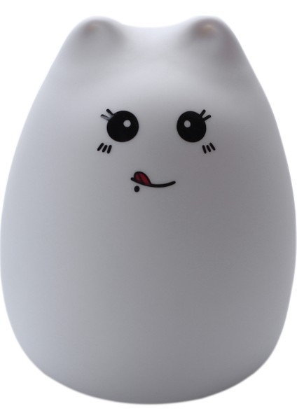 USB Şarj Edilebilir LED Renkli Gece Lambası Hayvan Tarzı Silikon Yumuşak Solunum Karikatür Bebek Kreş Lambası Çocuklar Için Hediye (Yurt Dışından)
