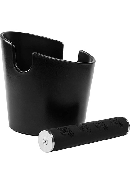 Espresso Knock Box 4,8 Inç Şok Emici Dayanıklı Barista Stili Vuruş Kutusu, Çıkarılabilir Vuruş Çubuğu ve Tabansız Hediye (Yuvarlak) (Yurt Dışından) modelleri