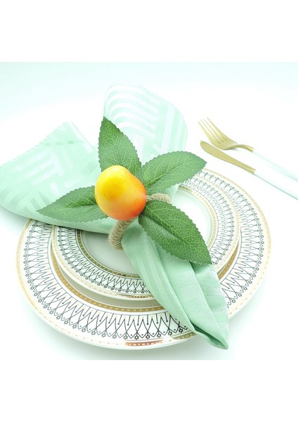 Düğün Için 6 Adet Simülasyon Meyve Peçete Halkası Peçete Tokası, Noel, Şükran Günü, Doğum Günü (Yurt Dışından) fırsatları