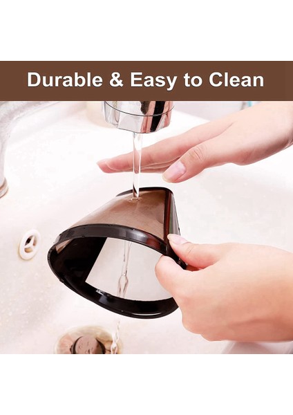 Ninja Dual Brew Kahve Makinesi Için 2 Paket Yeniden Kullanılabilir Koni Kahve Filtresi ve 4 Paket Yeniden Kullanılabilir Kahve Kapsülleri, Kahve Filtresi (Yurt Dışından) fiyatları