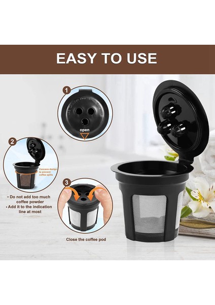 Ninja Dual Brew Kahve Makinesi Için 2 Paket Yeniden Kullanılabilir Koni Kahve Filtresi ve 4 Paket Yeniden Kullanılabilir Kahve Kapsülleri, Kahve Filtresi (Yurt Dışından) modelleri